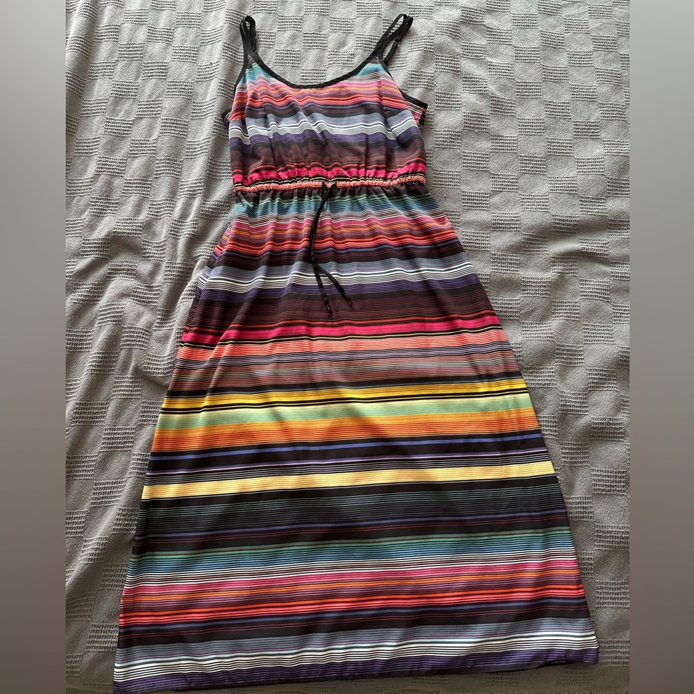Athleta havannah rainbow stripe sun dress